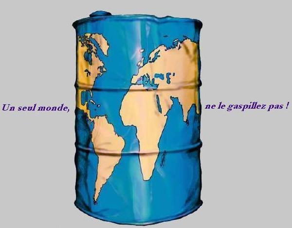 Un seul monde, ne le gaspillez pas !!